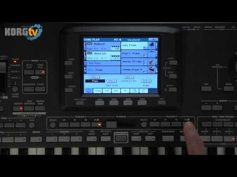 KORG Pa3X Video Anleitung - Teil 4 - Song Play