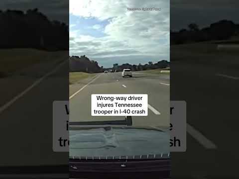 Disturbing video shows wrong way driver causing crash on Tennessee highway #shorts