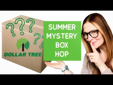 𝙎𝙪𝙢𝙢𝙚𝙧 𝙈𝙮𝙨𝙩𝙚𝙧𝙮 𝘽𝙤𝙭 𝙃𝙤𝙥 || Dollar Tree DIYs || Mini’s || BBQ Menu || Geode Ball