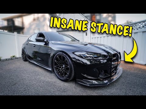 G80 M3 GETS AST LOWERING SPRINGS!