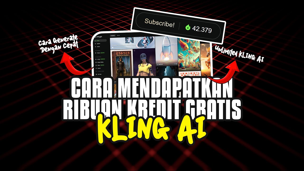Cara Dapat 40 RIBU Kredit GRATIS di Kling AI! (Trik Unlimited Terbaru 2025)