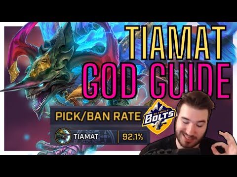 UPDATED TIAMAT GOD GUIDE! LEARN HOW TO PLAY MY TEAMS TOP BANNED GOD IN SPL!!! (play-by-play)