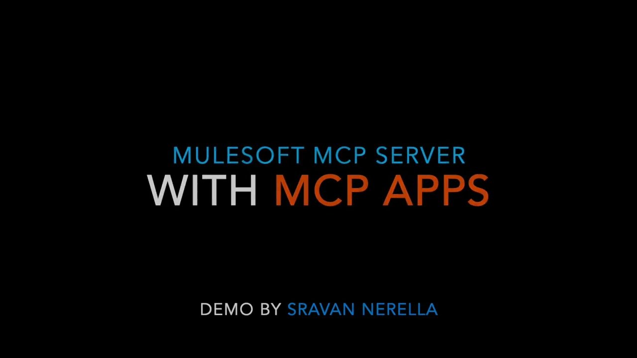 Anypoint MCP Server Demo