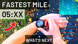 MY FASTEST EVER MILE plus WHAT'S NEXT | One Mile Time Trial