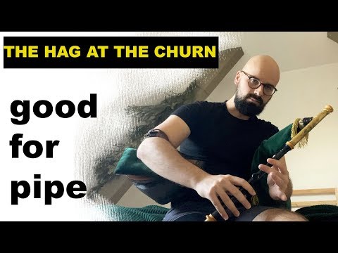 Uilleann pipe:  the hag at the churn (jig)