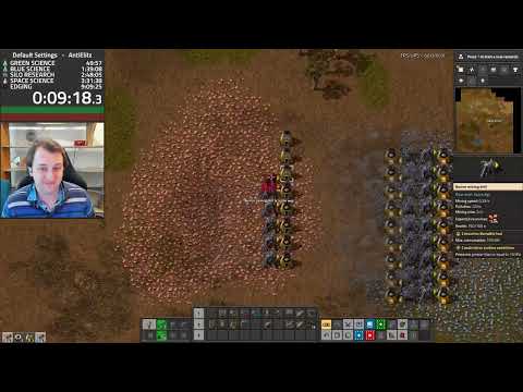 Space Age Default Settings Speedrun World Record in 8:48:57 (Factorio)