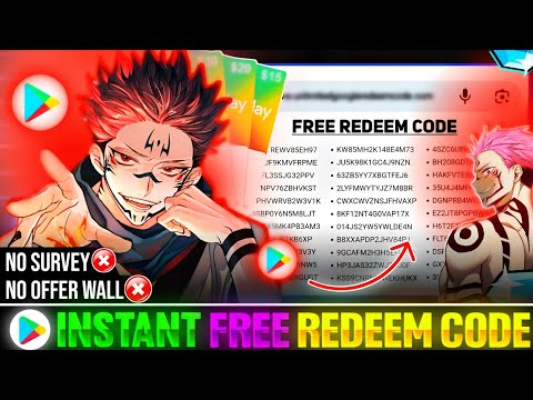 FREE REDEEM CODE (SUKUNA BUNDLE) | FREE REDEEM CODE APP | GOOGLE PLAY REDEEM CODE APP | REDEEM CODES