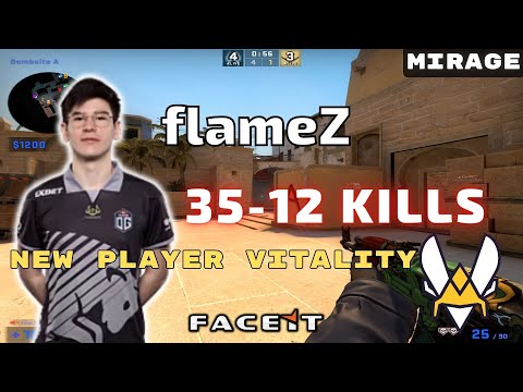 CSGO POV flameZ (35-12) Mirage 𝙒𝙞𝙣 (16-7) / Faceit 19.05.2023
