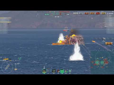 Smaland European Destroyer | 280k Dmg, 4 Kills, HC, Witherer | World of Warships Replay
