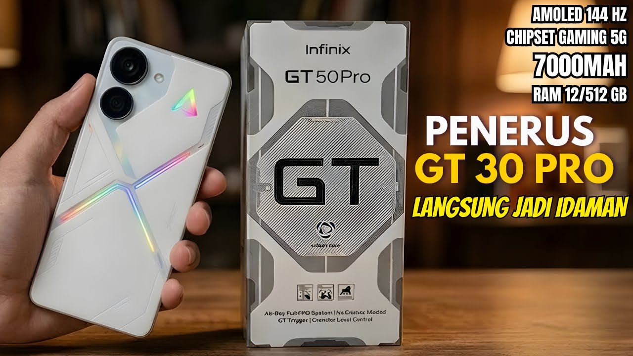 ANGKA 4 DIANGGAP SIAL‼️INFINIX GT 50 PRO RILIS, LANGSUNG NAIK KELAS GILA-GILAAN