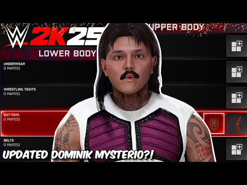 WWE 2K25 Making Updated Dominik Mysterio