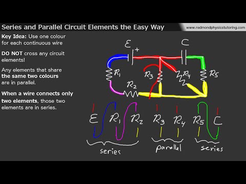 Series and Parallel Circuit Elements the Easy Way