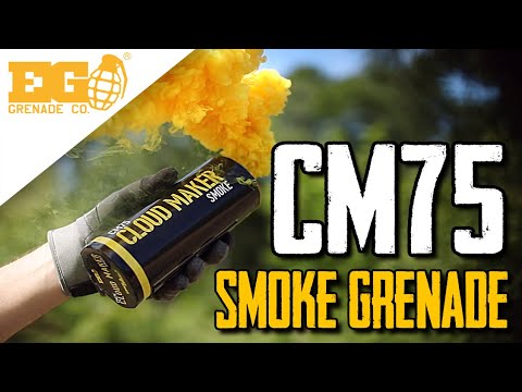 CM75 - Yellow Smoke Grenade - Smoke Bomb - Smoke Effect