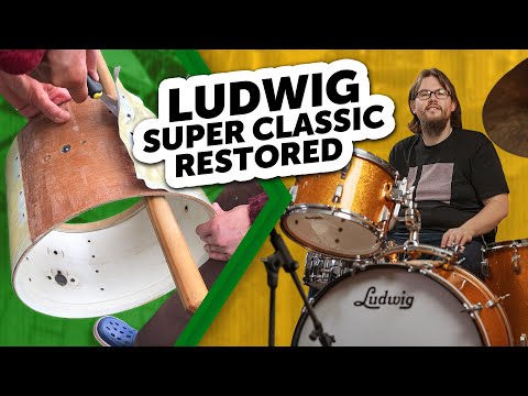 I Restored a Ruined ’60s Ludwig Super Classic Drum Kit (Insane Transformation!)