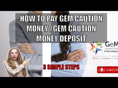 How to Pay Gem Caution Money | Gem Caution Money Deposit