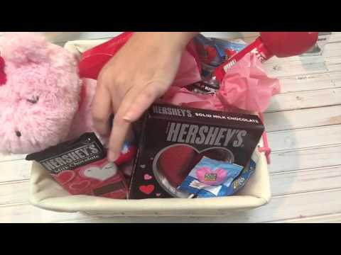 Valentine Basket for Kids with Hershey's Sweet Treats