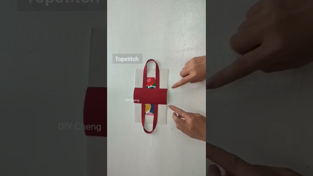 DIY Micro Mini Totebag #shorts #viral #trending #diy