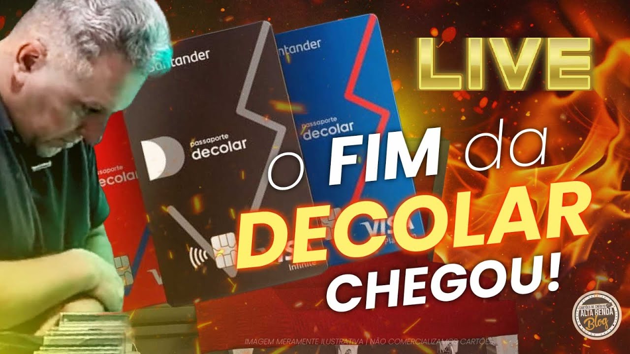 💳LIVE: VOCÊ PERGUNTA EU RESPONDO MEMBROS E INSCRITOS! FIM DOS CARTÕES SANTANDER DECOLAR E AGORA?