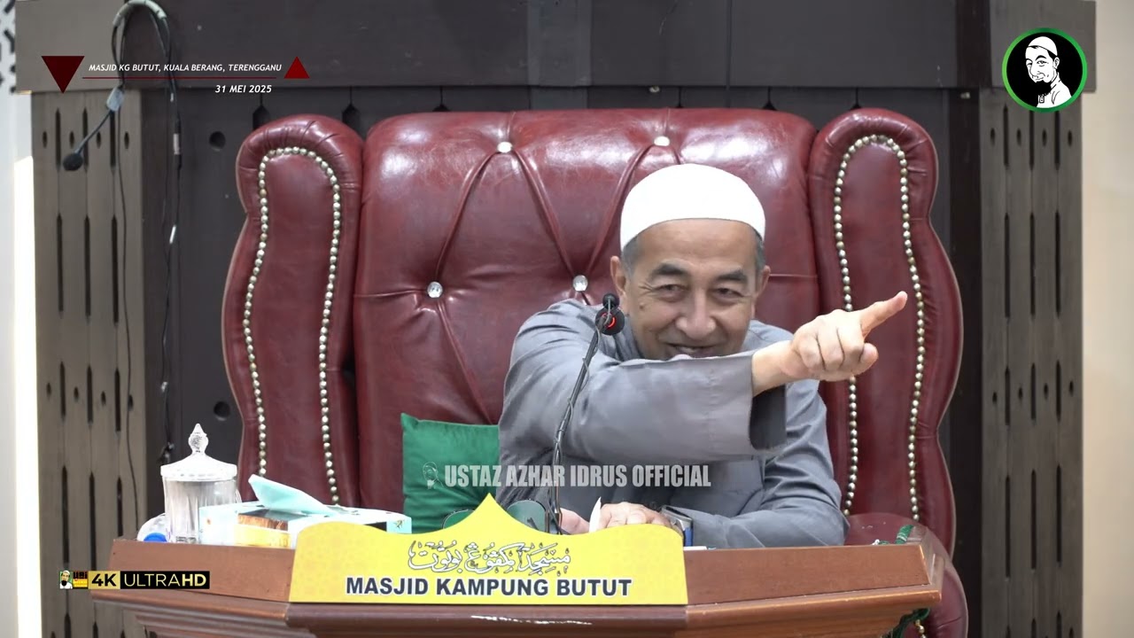 🟡 Koleksi Kuliah Ustaz Azhar Idrus | Masjid Kampung Butut, Kuala Berang, Hulu Terengganu | 4K