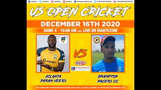 US OPEN CRICKET 2020 Live from CBRP FL Day 2