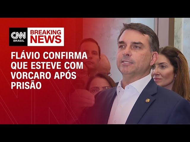 Flávio Bolsonaro confirma que esteve com Vorcaro após prisão | BASTIDORES CNN