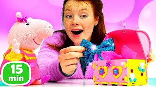 Spielzeug Videos für Kinder mit Peppa Wutz Kompilation | Plüpa Plüsch Paradies