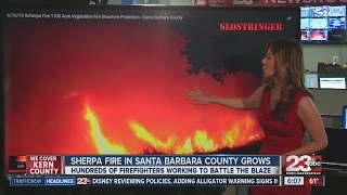 Sherpa Fire burns 1400 acres in Los Padres National Forest; zero-percent contained