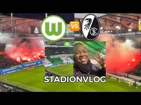 7 Tore Spektakel🤩 | Starkes Fan-Battle🔥|  VFL Wolfsburg 🆚 SC Freiburg | Stadionvlog⚽️