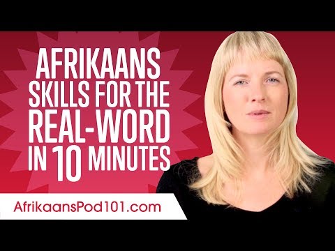 Afrikaans Skills for the Real-Word: Spoken Afrikaans Practice