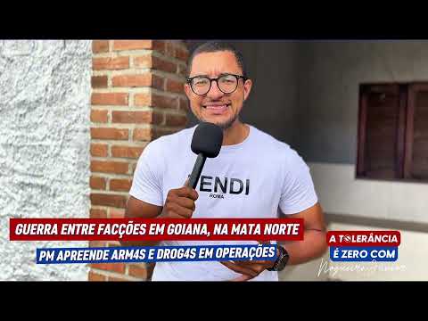EXCLUSIVE | WAR BETWEEN FACTIONS IN GOIANA-PE; POLICE SEIZE WEAPONS AND DRUGS IN OPERATIONS