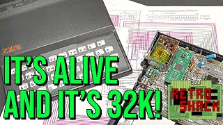 As promised - The ZX81 lives!  And that 32k upgrade got thrown in too!