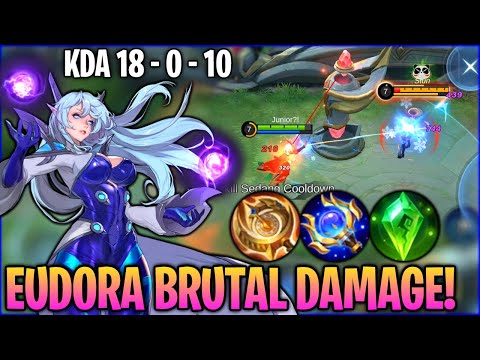 18 Kills! Eudora Brutal Damage Is Back! MLBB