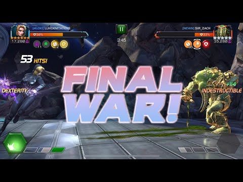FINAL WAR + PARAGON Cards!: 4LOKI vs NEWN - Season 19 War 12 | Marvel Contest of Champions