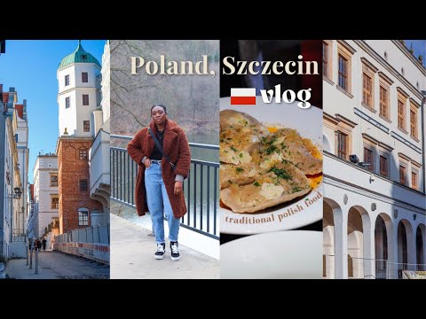 DAY TRIP FROM BERLIN TO POLAND, SZCZECIN | Berlin Weekend Trip | Polish Food | Giselemusevlogs