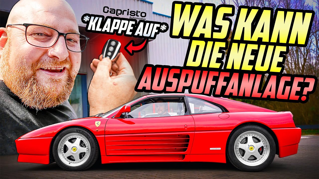 HÖLLISCH LAUT oder PERFEKT abgestimmt? - Ferrari 348 TS - Was kann die CAPRISTO Klappenabgasanlage?