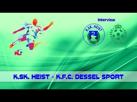 KSK TV ... K.SK. Heist - K.F.C. Dessel Sport  - Interview Jeroen Vanderputte