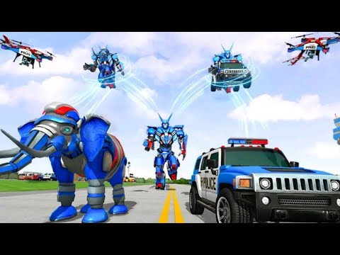 Police Elephant Robot Game Unlocked Level 1 6 - Android Gameplay