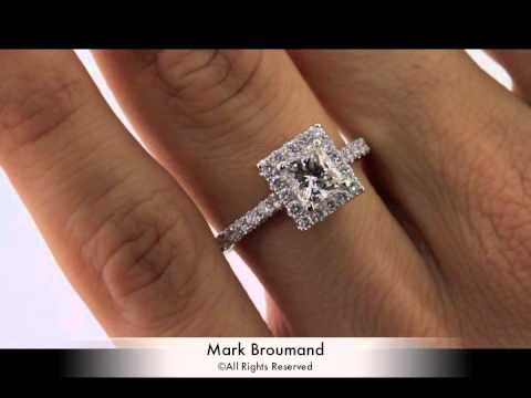 1.76ct Princess Cut Diamond Engagement Anniversary Ring-Mark Broumand