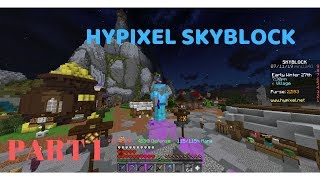 hypixel skyblock  Part 1 ハイピクセル　スカイブロック