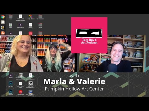 Pumpkin Hollow Art Center: Old schoolhouse turned art gallery - Tom Ray's Art Podcast