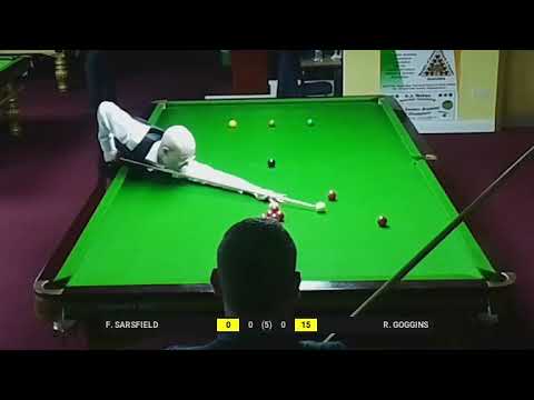RIBSA - RIBSA MASTERS RANKING EVENT - F. SARSFIELD vs R. GOGGINS
