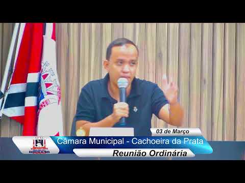 Transmissão ao vivo! Câmara Municipal Cachoeira da Prata