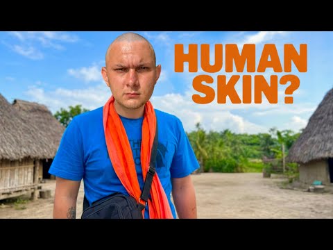 Ho trovato un villaggio con un tamburo di pelle umana!