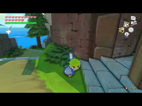 Wind Waker HD - Fall through Windfall Island