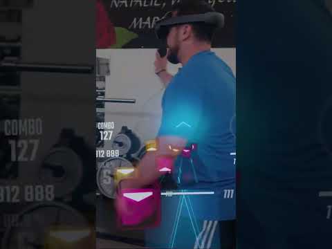 Quest PRO Controllers MADE ME BETTER at BEAT SABER #shorts