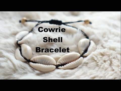 DIY Cowrie Shell Bracelet Tutorial, Learn How to Make Handmade Jewelry