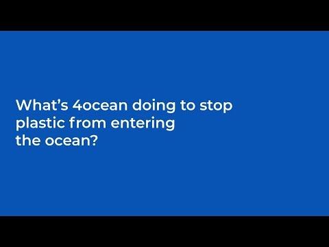 What's 4ocean doing to stop plastic from entering the ocean?