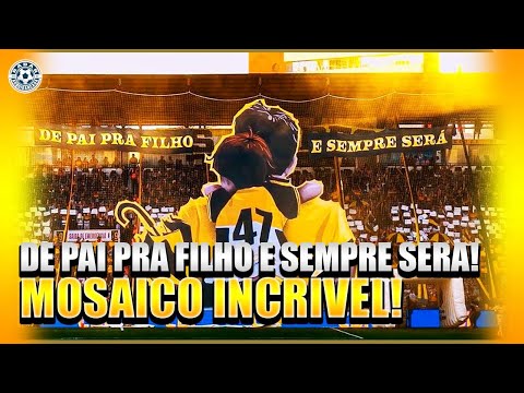 "GRANDE MOSAICO 3D DA TORCIDA DO CRICIÚMA! CRICIÚMA 0 X 1 NOVO HORIZONTINO "DE PAI PRA FILHO&quo" Barra: Os Tigres &bull; Club: Criciúma