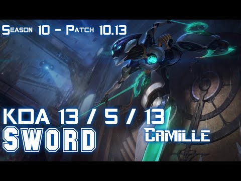 Sword CAMILLE vs IRELIA Top - Patch 10.13 KR Ranked