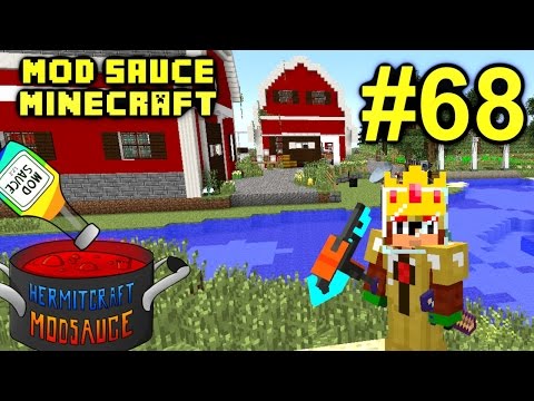 Minecraft Mod Sauce Ep. 68 - Crazy Farming !!! ( HermitCraft Modded Minecraft )